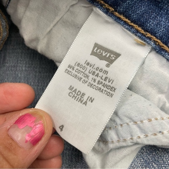 Levis 515 Jeans Womens 4
Roll Up Capri Pants Mid Rise Stretch Denim Medium Wash - Picture 7 of 11